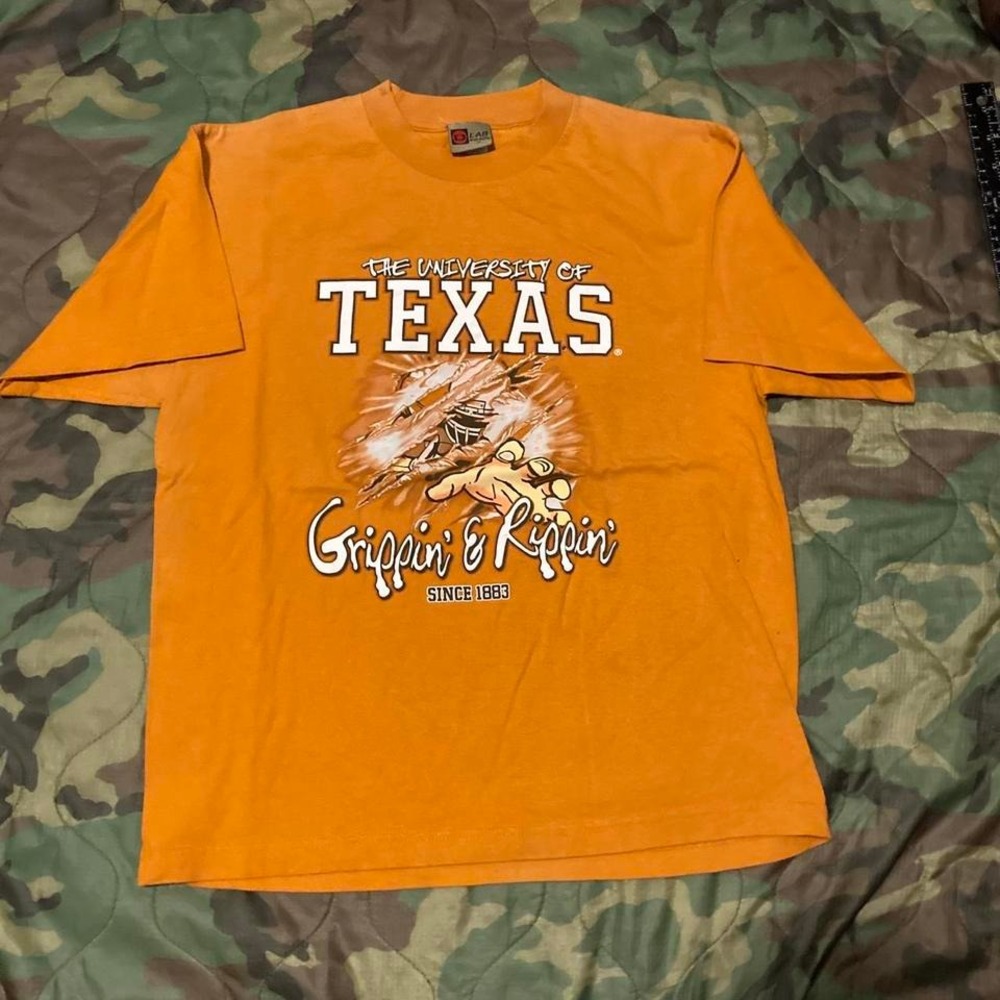 U Texas rip through‎ tee D Lab vtg y2k